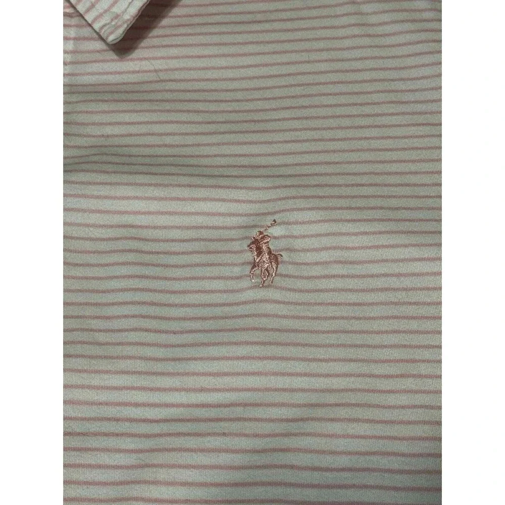 Ralph Lauren Men's Golf Polo Striped Size L Pima Cotton‎